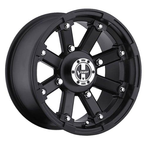 Vision 393 Lock Out ATV 12x7 4x101.6 3 ET 69.8 CB Matte Black (393-12744MB4)