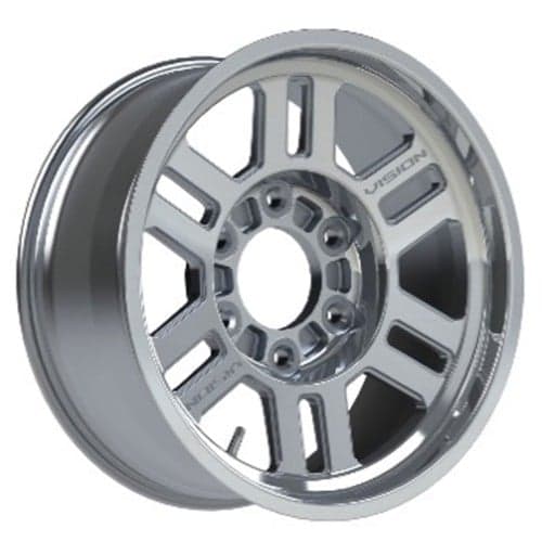 Vision 398 F-Manx 18x9 6x165.1 -12 ET 108 CB Machined no Clear Coat (398FNBL8999MMR-12NC)