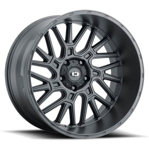 Vision 404 Brawl 22x14 6x139.7 -76 ET 106.2 CB Satin Black (404-22483SB-76)