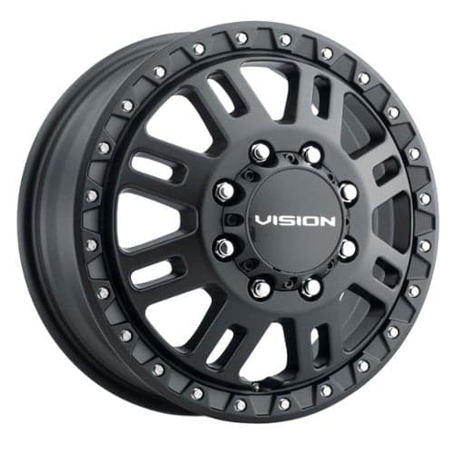 Vision 408 Manx2 Front 17x6.5 8x210 121 ET 154.2 CB Satin Black (408A7679SBF)