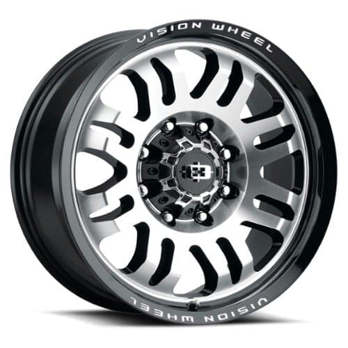 Vision 409 Inferno 17x8.5 6x114.3 0 ET 71.5 CB Gloss Black Machined Face (409-7886GBMF0)