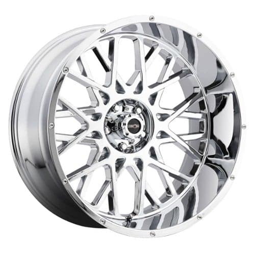 Vision 412 Rocker 24x12 5x127 -51 ET 78.1 CB Chrome (412-24273C-51)