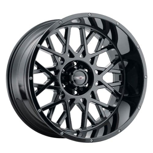 Vision 412 Rocker 24x12 5x127 -51 ET 87.1 CB Gloss Black (412-24273GB-51)