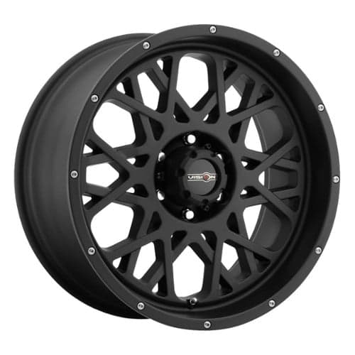 Vision 412 Rocker 18x9 5x127 -12 ET 78.1 CB Satin Black (412-8973SB-12)