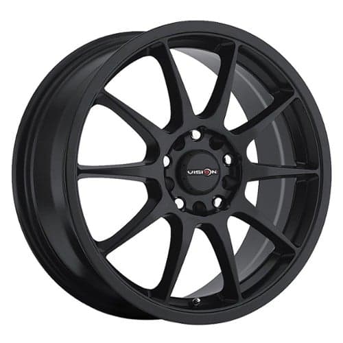 Vision Bane 16x7 4x100/4x114.3 38 ET 73.1 CB Matte Black (425-6703MB38)