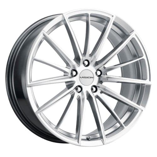 Vision 473 Axis 16x7.5 5x114.3 34 ET 73.1 CB Hyper Silver Machined Face (473-6765HSMF34)