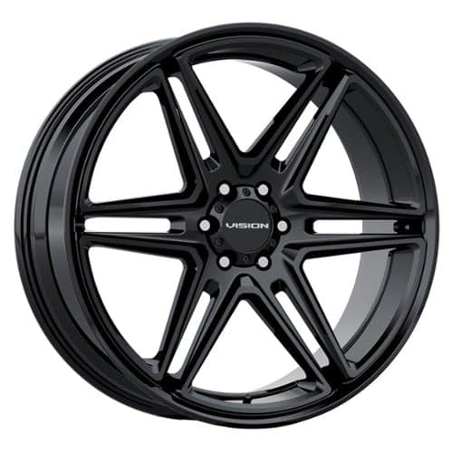 Vision 476 Wedge 20x9 6x132 30 ET 74.5 CB Gloss Black (476-2924GB30)