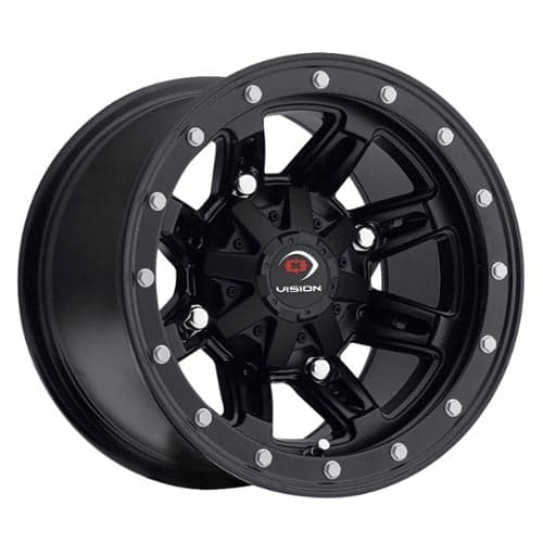 Vision Five-Fifty 14x7 4x156 3 ET 131.1 CB Matte Black (550-147156MB4)