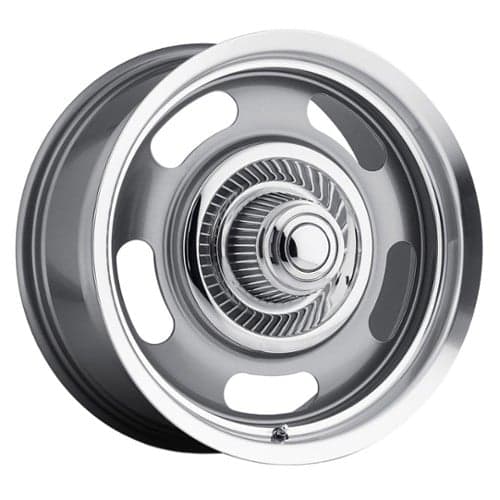 Vision 55 Aluminum Rally 18x8.5 5x120.65/5x127 -6 ET 83 CB Gunmetal Machined Lip (55-8806GMML-6)