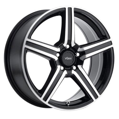 Voxx Como 16x7 5x108/5x114.3 40 ET 73.1 CB Gloss Black Mach Face (COM670500840GBM)