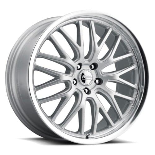 Voxx Masi 17x7.5 5x114.3 40 ET 73.1 CB Silver Mirror Mach Lip (MAS775511440SML)