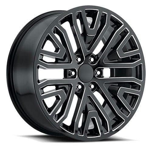 Voxx Replica SEV 22x9 6x139.7 28 ET 78.1 CB Gloss Black Milled (SEV229613928GBM)