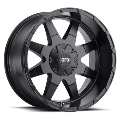 GFX TR12 17x9 8x170 12 ET 125.2 CB Matte Black (T12790817012MB)