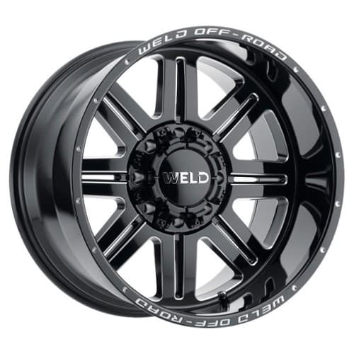 Weld Off-Road Chasm W103 17x10 5x114.3/5x127 -18 ET 78.1 CB Gloss Black Milled (W10370026475)