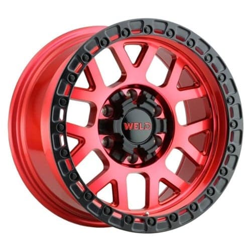 Weld Off-Road Cinch W133 17x9 5x114.3/5x127 0 ET 78.1 CB Candy Red / Satin Black (W13379026500)