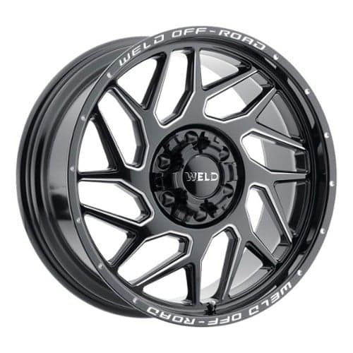 Weld Off-Road Fulcrum W117 22x10 5x127/5x139.7 -18 ET 87.1 CB Gloss Black Milled (W11720057475)