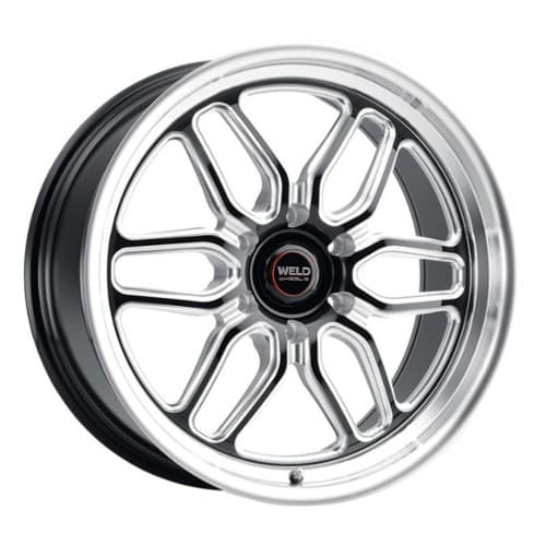 Weld Laguna 6 Drag S153 17x5 6x139.7 -25 ET 106.1 CB Gloss Black Milled (S1537C084N25)