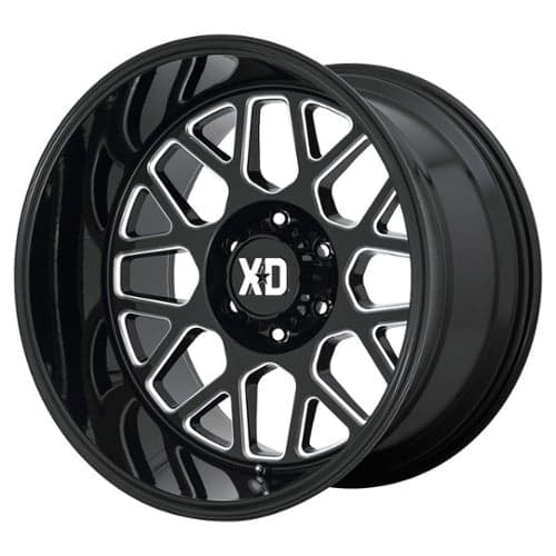 XD Series XD849 Grenade 2 20x10 6x139.7 -18 ET 106.1 CB Gloss Black (XD849210683A18N)