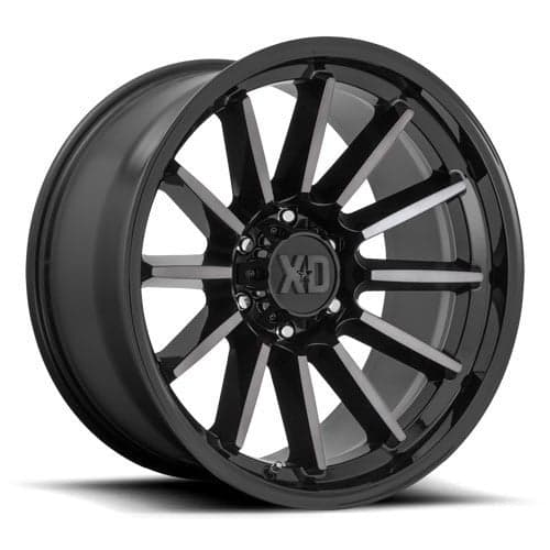 XD Series XD865 Phoenix 20x10 5x127 -18 ET 71.5 CB Gloss Black Milled (XD86521050318N)