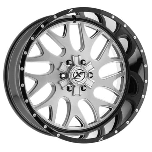 XF Off-Road XFX-301 22x12 5x139.7/5x150 -44 ET 110.3 CB Gloss Black Brushed (XFXN30122125139715044GBBRMW)