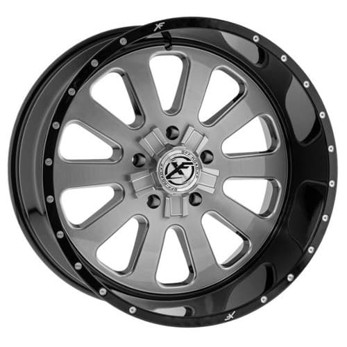 XF Off-Road XFX-302 24x12 5x127/5x139.7 -44 ET 78.1 CB Gloss Black Brushed (XFX30224125127139744GBBRMW)