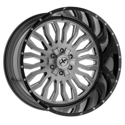 XF Off-Road XFX-305 22x12 5x127/5x139.7 -44 ET 78.1 CB Gloss Black Brushed (XFXN30522125127139744GBBRMW)