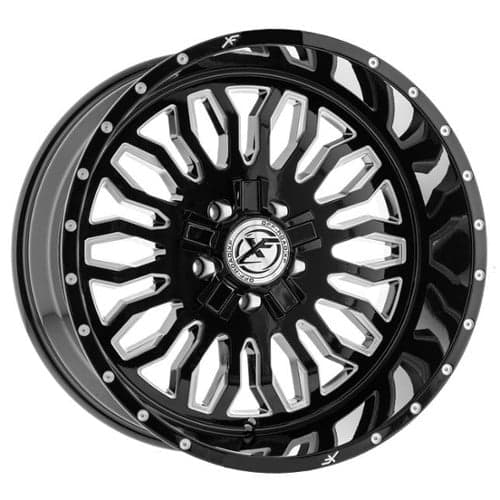 XF Off-Road XFX-305 18x10 5x139.7/5x150 0 ET 110.3 CB Gloss Black Milled (XFX305181051397150+0BMW)