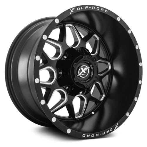 XF Off-Road XF-202 20x10 5x114.3/5x127 -12 ET 78.1 CB Matte Black Milled (XF20220105114312712MBM)