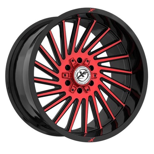 XF Off-Road XF-239 20x9 6x135/6x139.7 12 ET 106.4 CB Gloss Black Red Milled (XF239209061351397+12GBMLR)