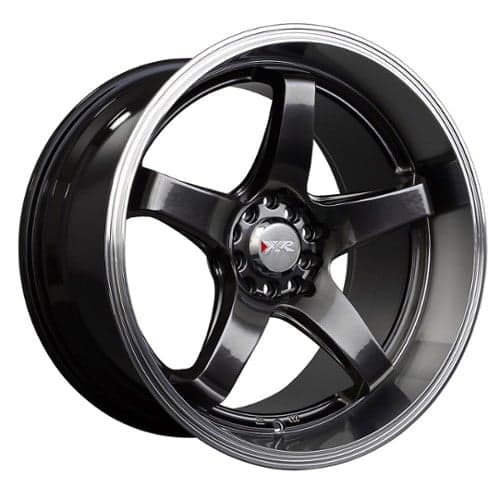 XXR 555 18x10 5x100/5x114.3 25 ET 73.1 CB Chromium Black / Machined Lip (555805451)