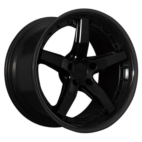 XXR 569 18x10 5x100 35 ET 73.1 CB Flat Black / Gloss Black Lip (569808026)