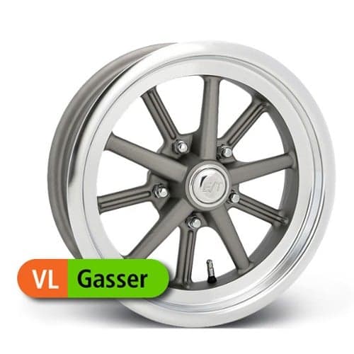 E-T Wheels gasser 15x6 6 ET 73 CB Gray (gass1506545c1)