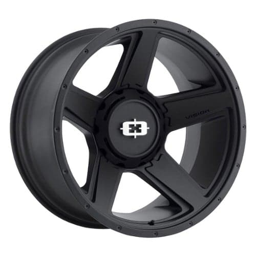 Vision 390 Empire 20x11.5 8x180 -44 ET 124.2 CB Satin Black (390-20187SB-44)